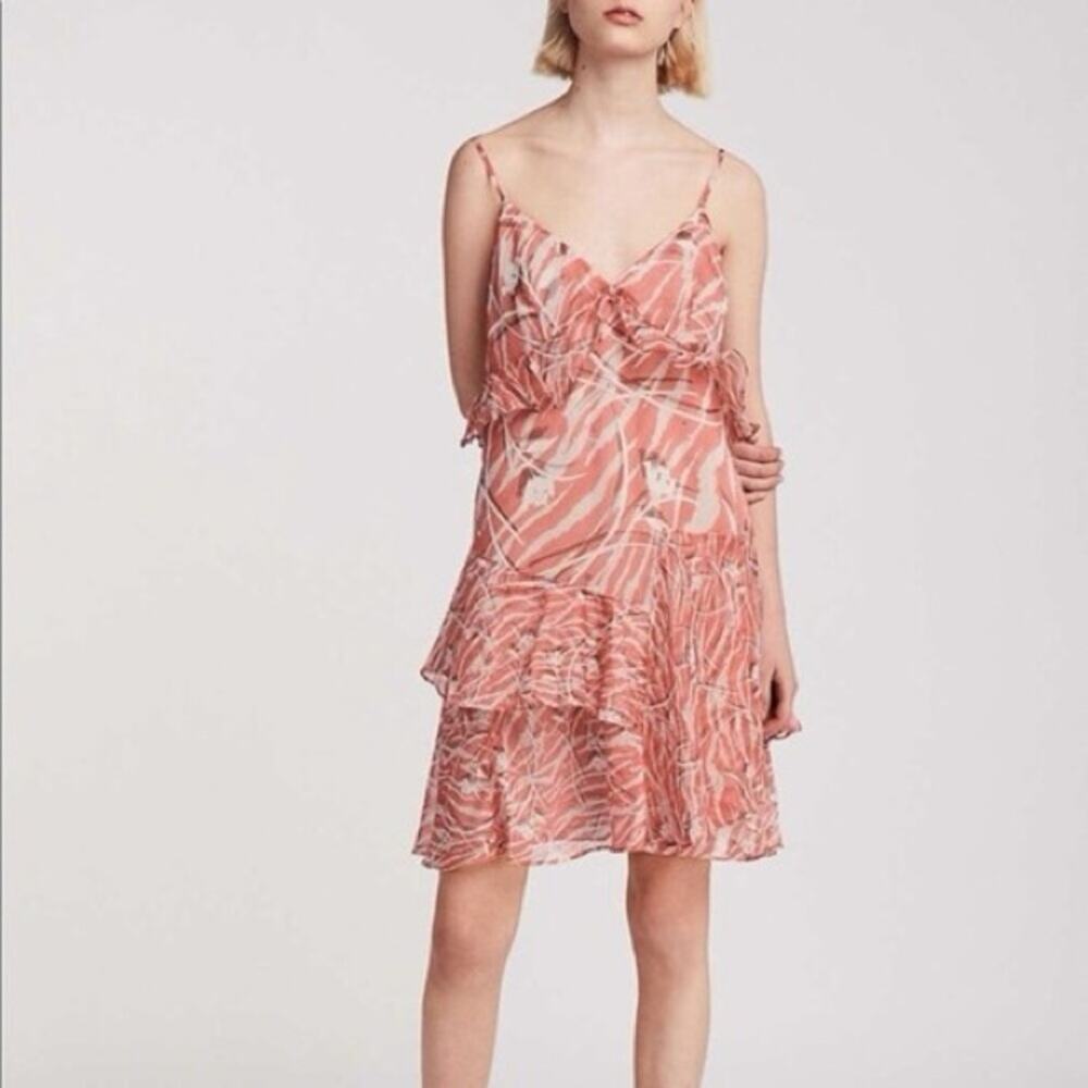All Saints Enya Kazuno Floral Mini Dress Size 6